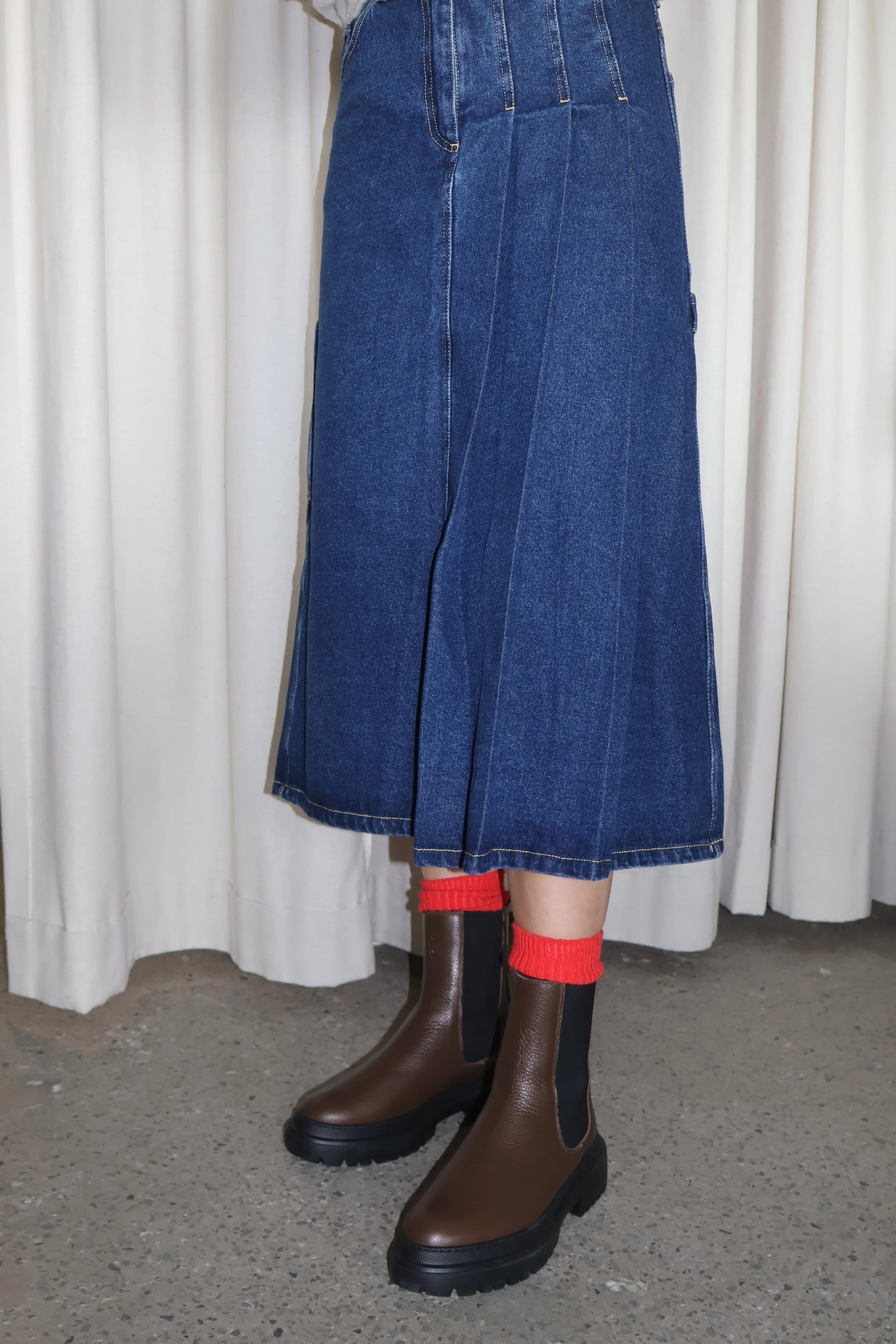 Cortina Brown Lined Boot - Image 4