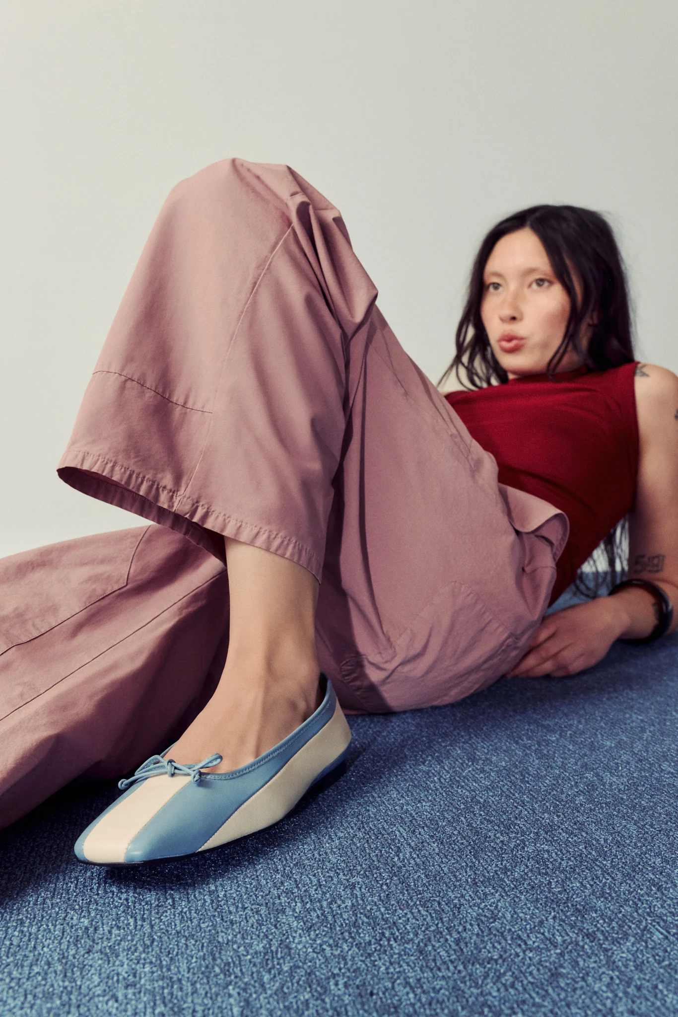 Elche Denim Ballerina - Image 2