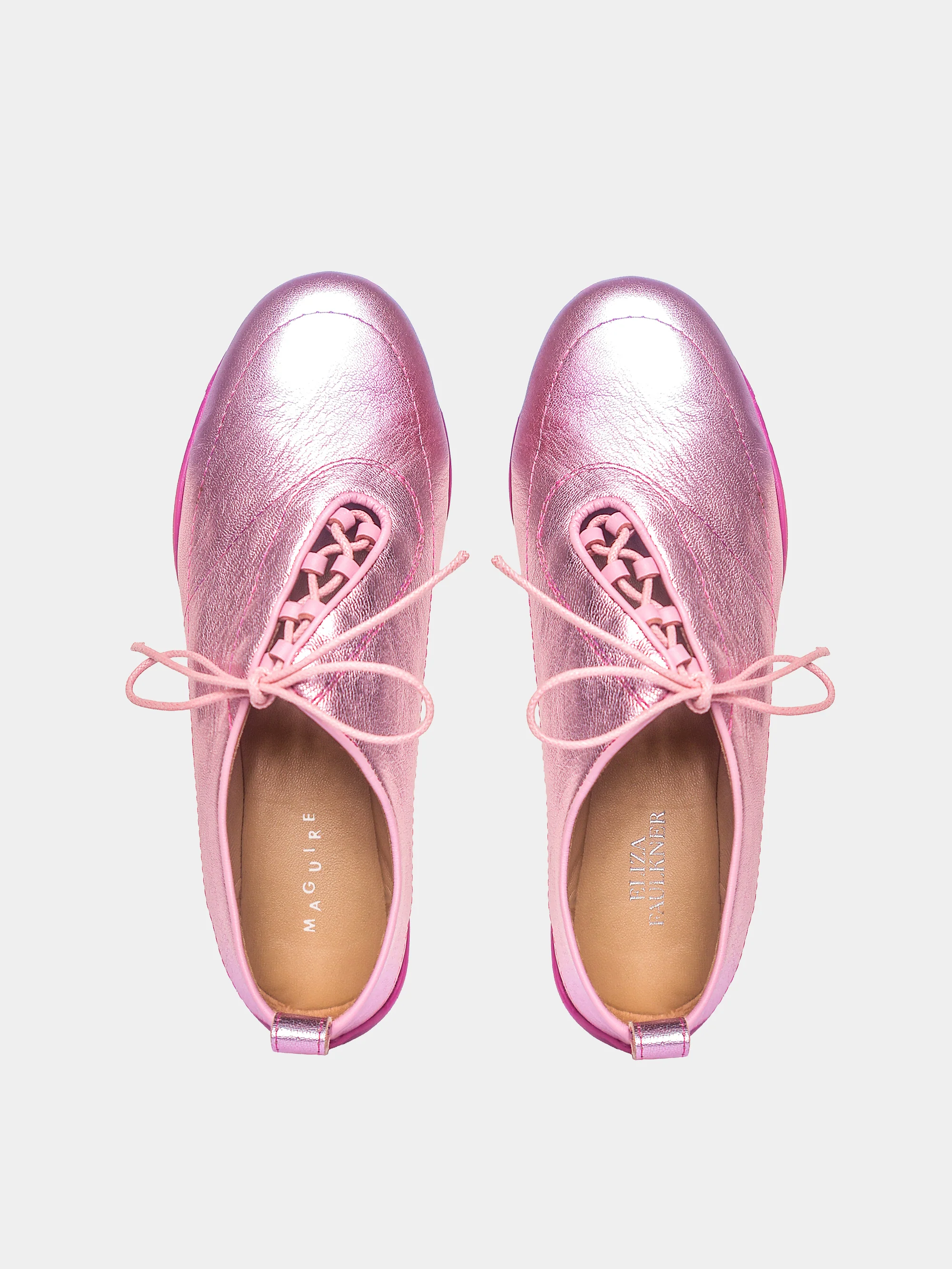 Eliza Pink Metallic Sneaker - Image 5