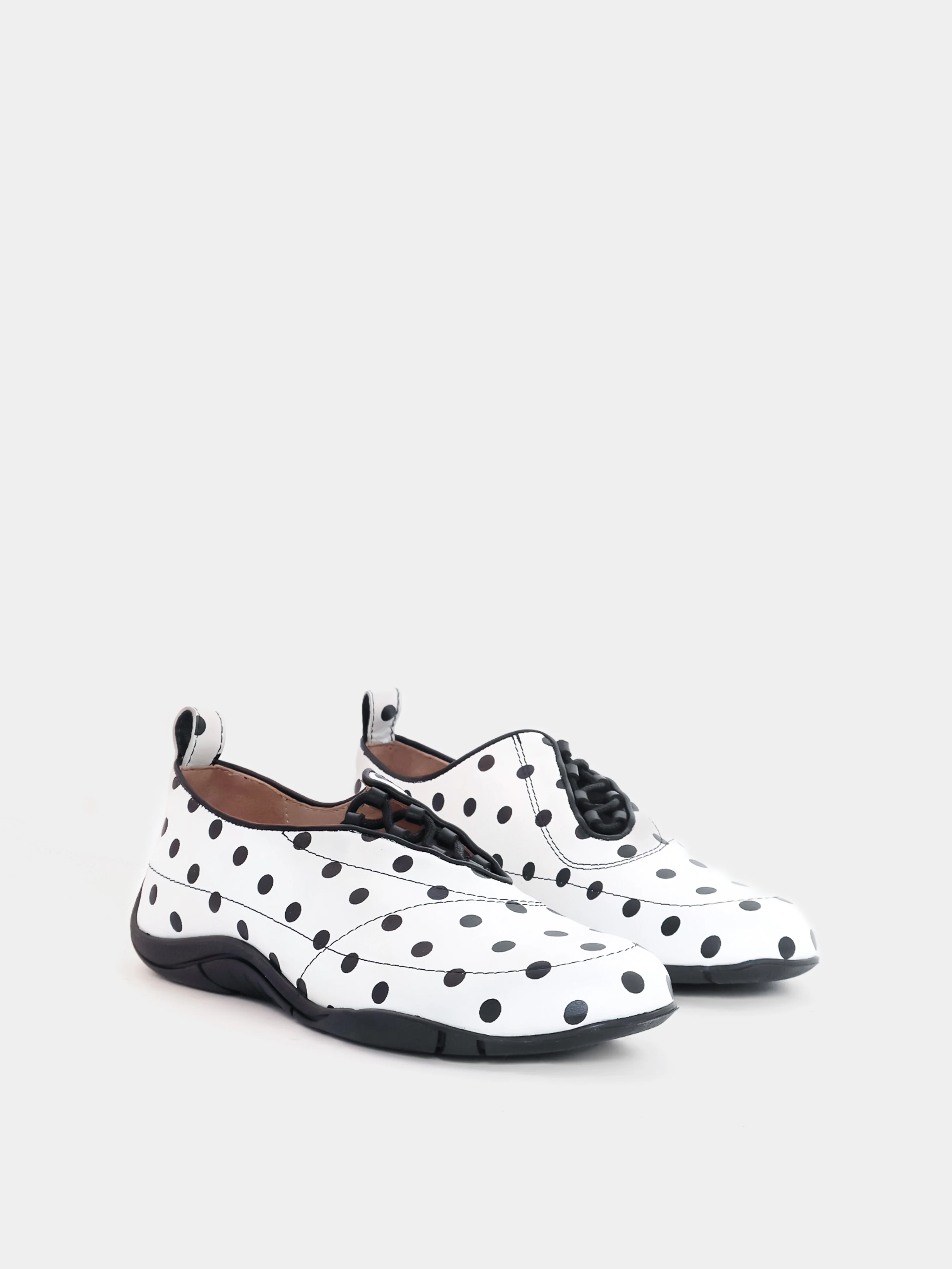 Eliza White Polka Dots Sneaker - Image 3