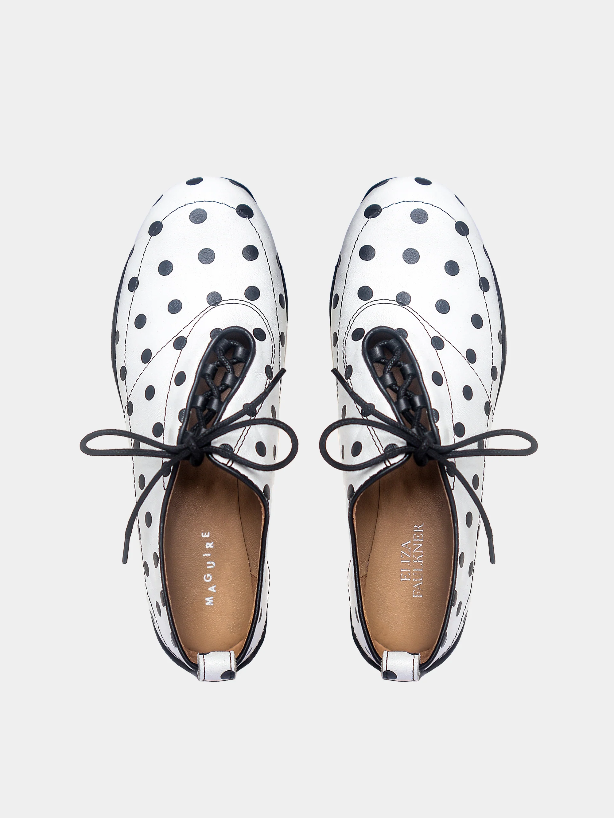 Eliza White Polka Dots Sneaker - Image 5