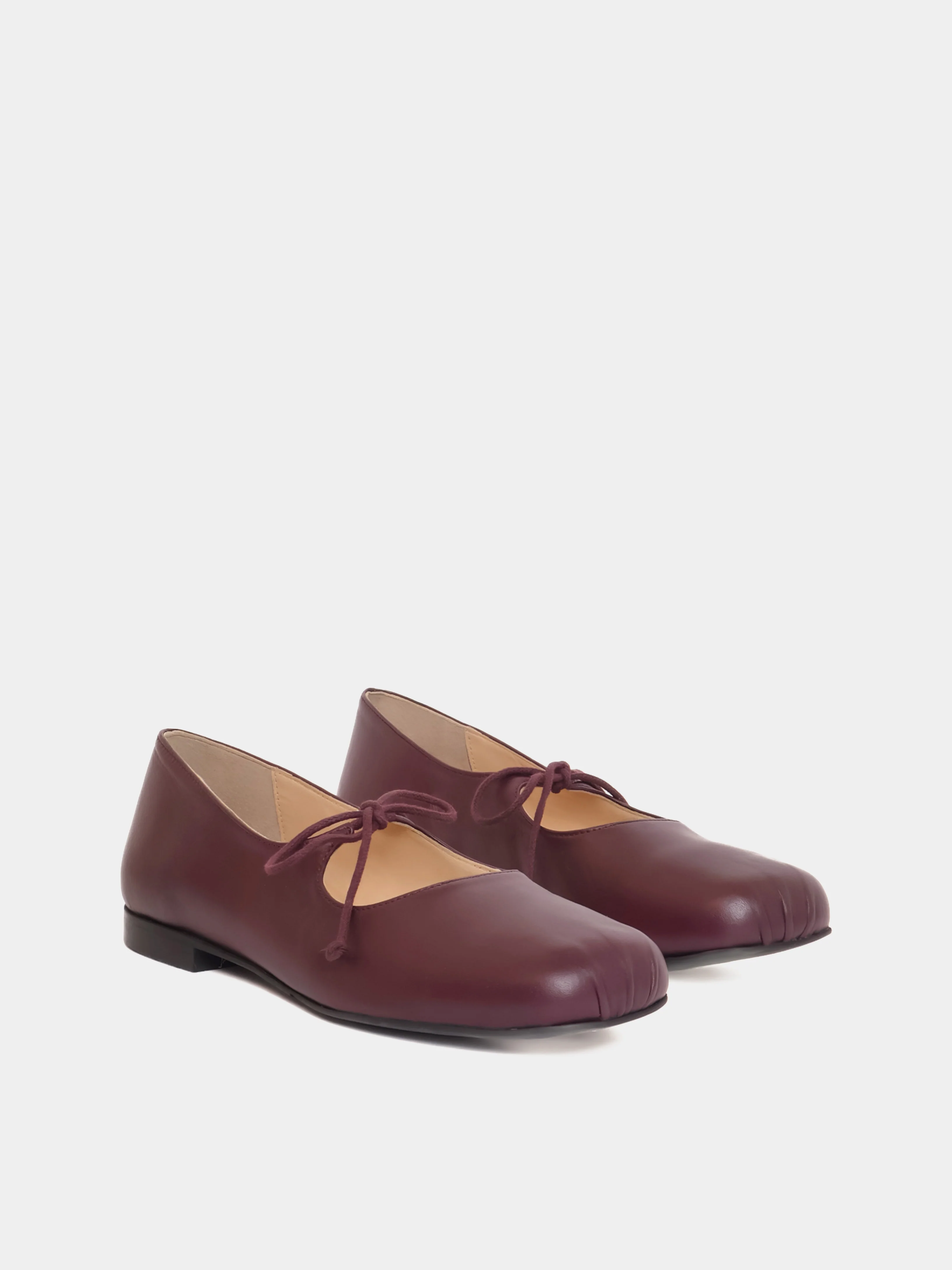 Gaia Bordeaux Ballerina - Image 3