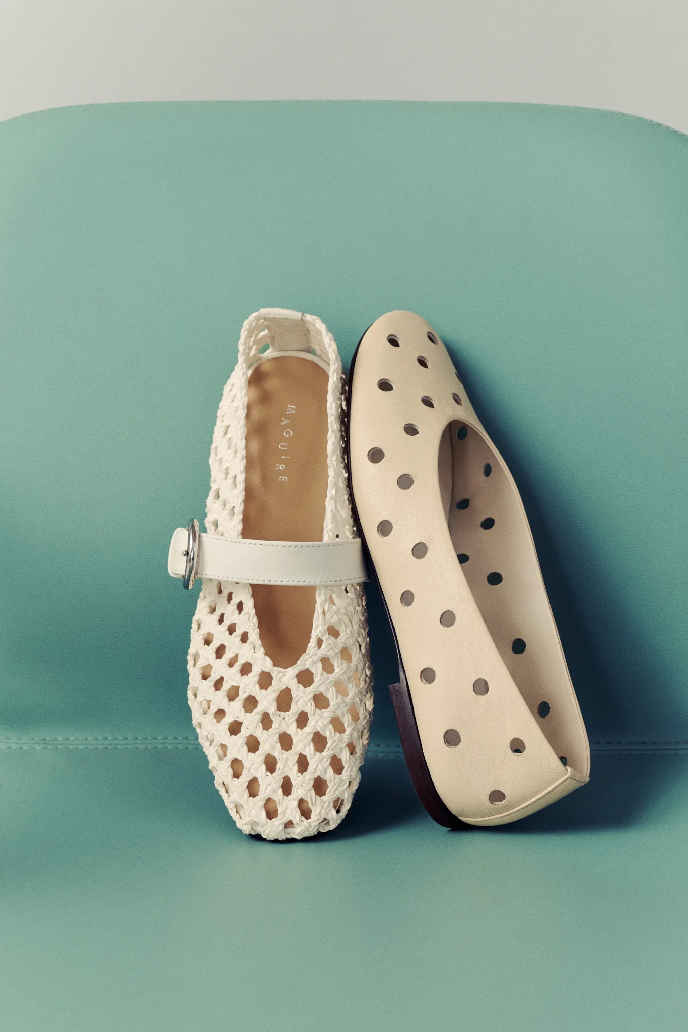 Madalena Cream Ballerina - Image 6