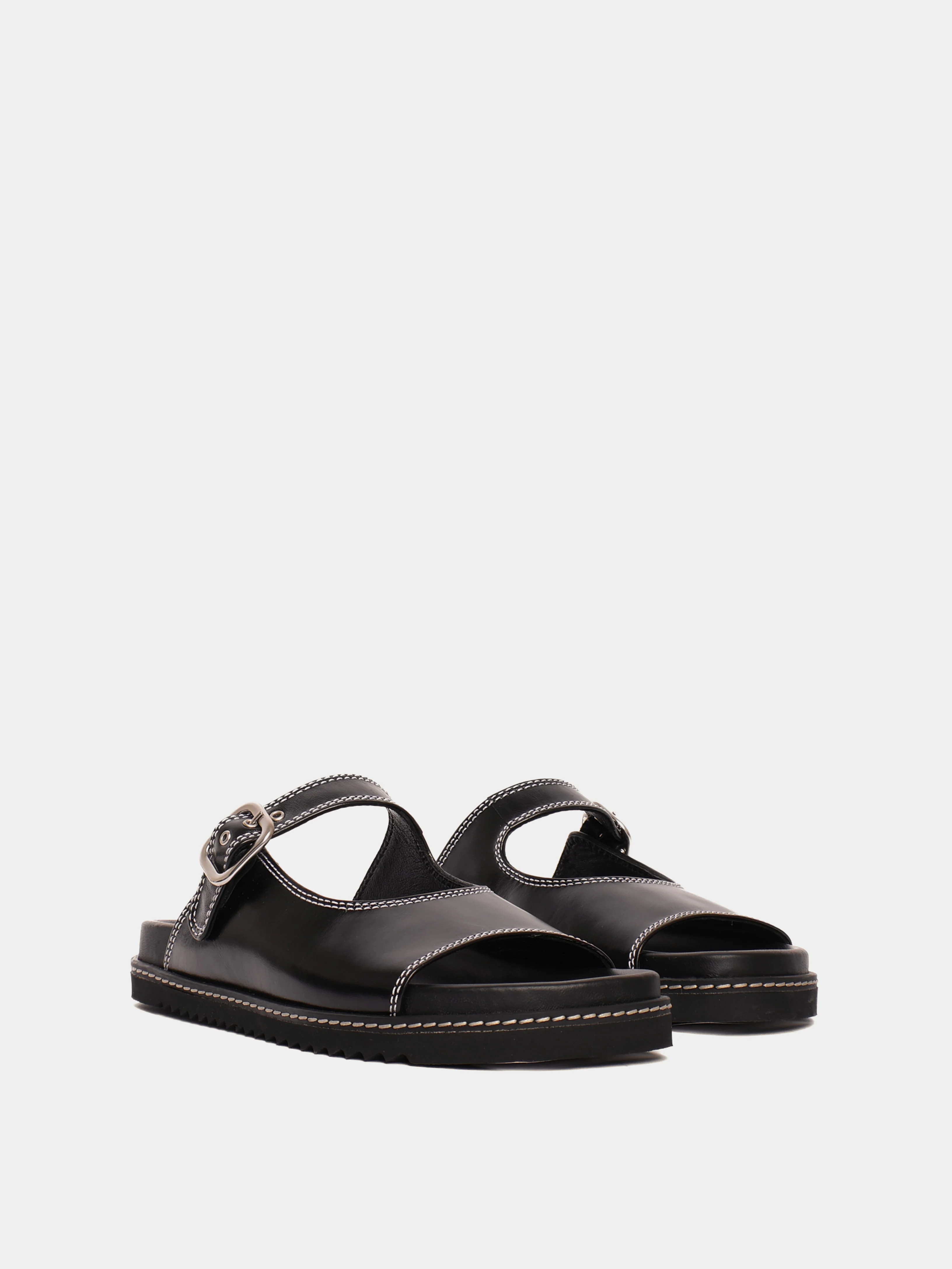 Madeira Black Sandal - Image 3