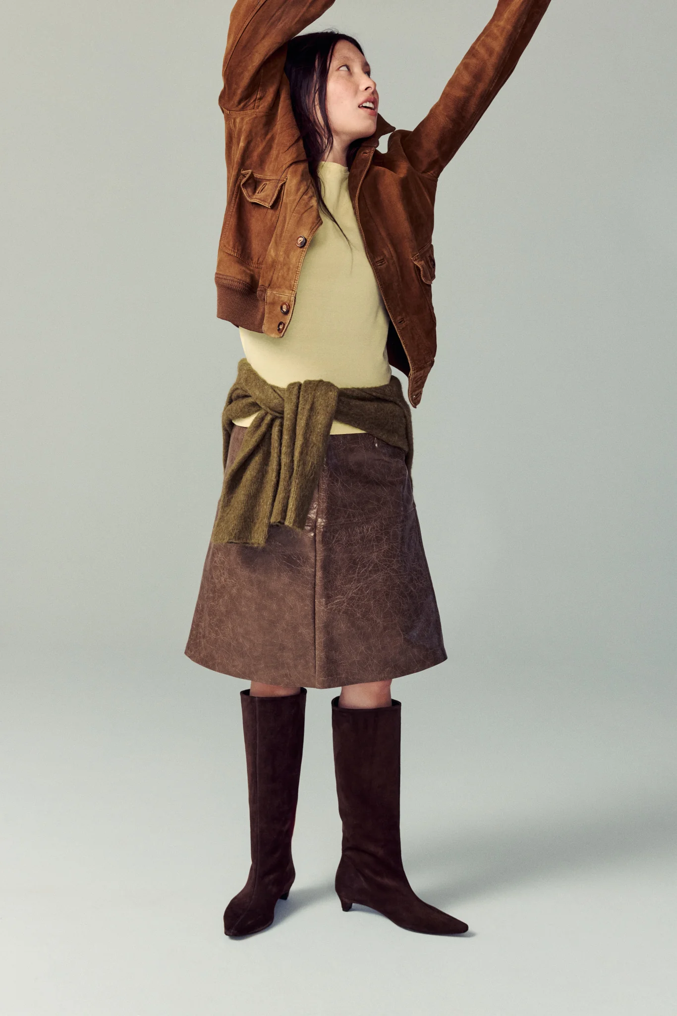 Novelda Brown Suede Boot - Image 6